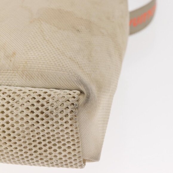 Authentic LOUIS VUITTON Damier Geant LV Cup Weatherly Bag White M80637 LV - Picture 7 of 16